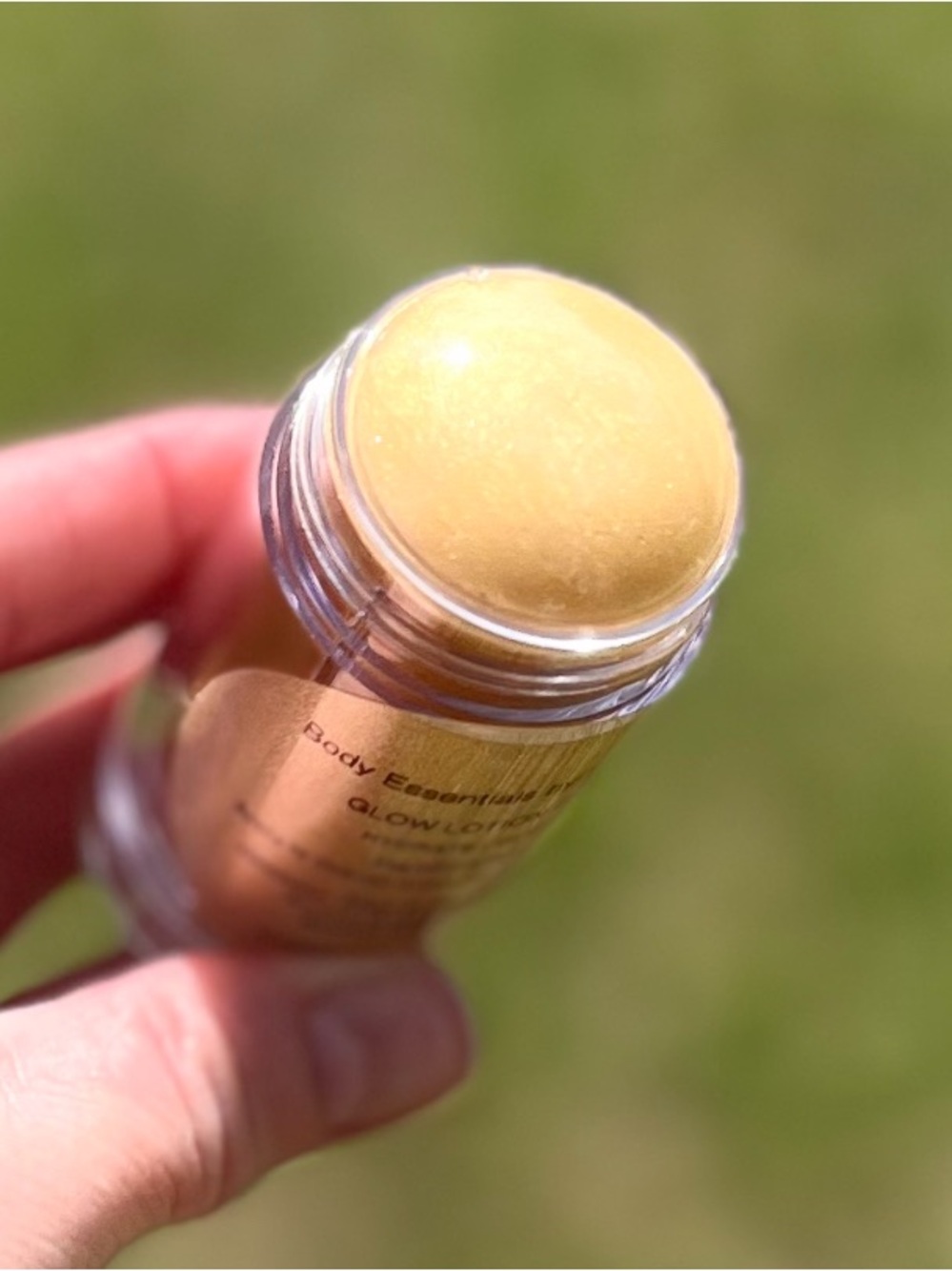 Hand Crafted Glow Lotion Bar 3oz ~ Twist Up Tube